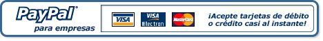 Registrese ahora en PayPal y acepte tarjetas de credito o debito casi al instante.
